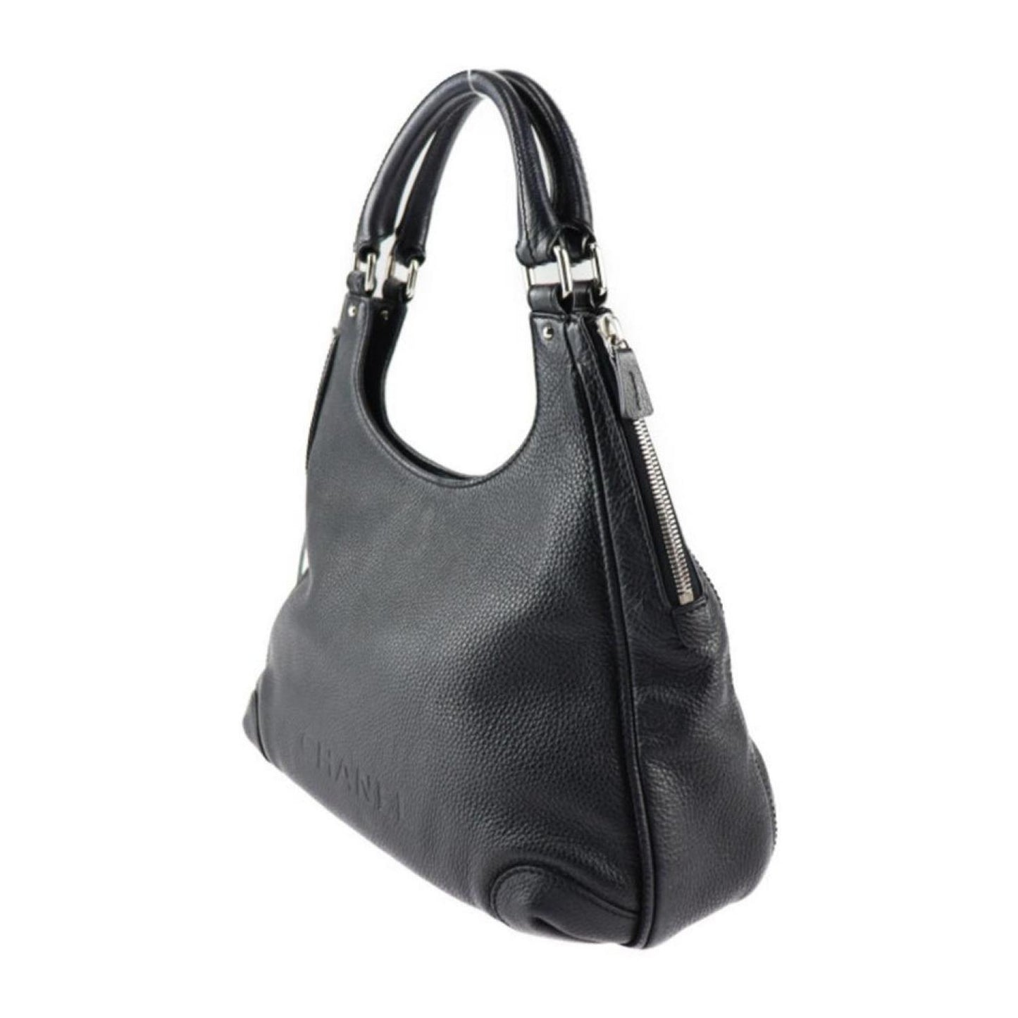 Chanel Lune Leather Shoulder Bag (Pre-Owned)