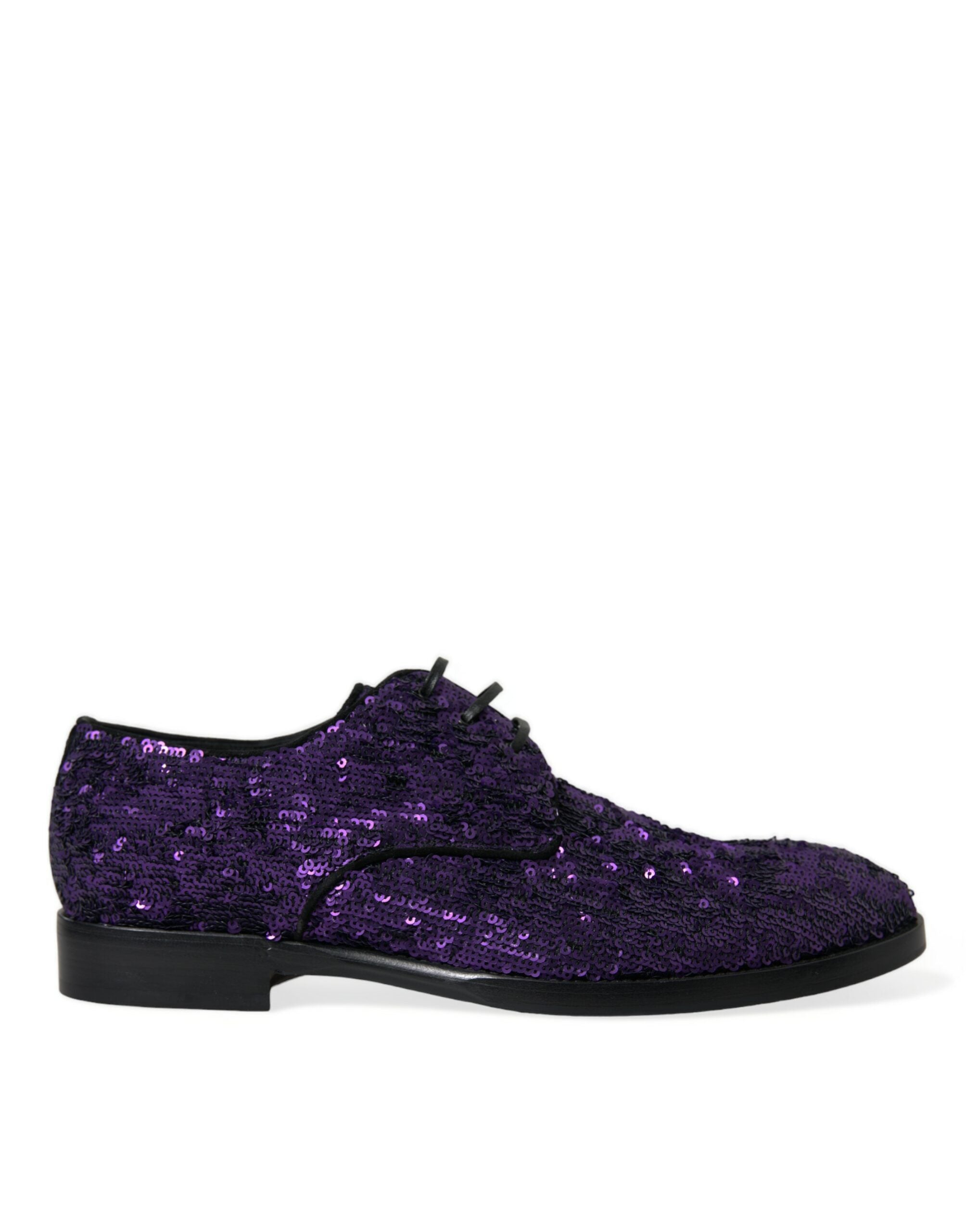 Dolce & Gabbana Elegant Sequined Oxford Dress Shoes Dolce & Gabbana Elegant Sequined Oxford Dress Shoes