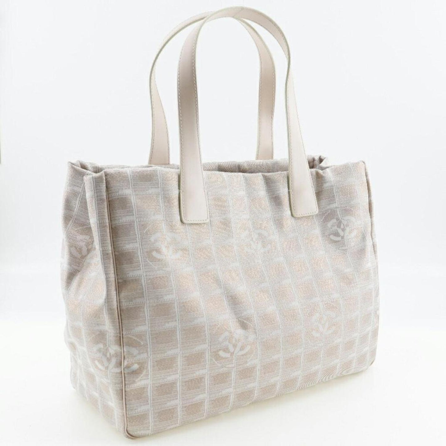 Chanel Travel Line Canvas Tote Bag (Pre-Owned)