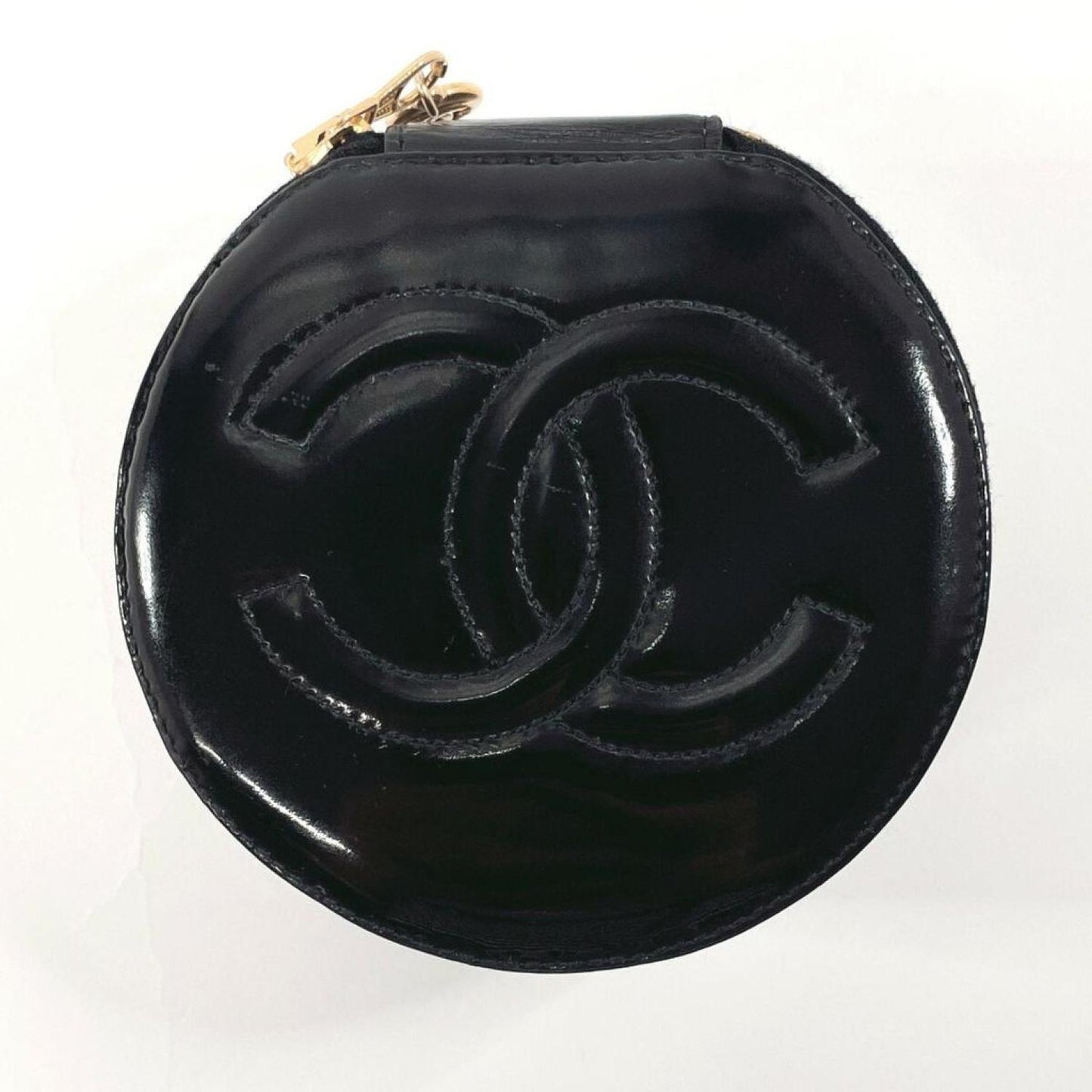Chanel Coco Mark Patent Leather Wallet (Pre-Owned)