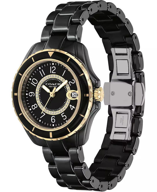 Women's Preston Black Ceramic Bracelet Watch 32mm