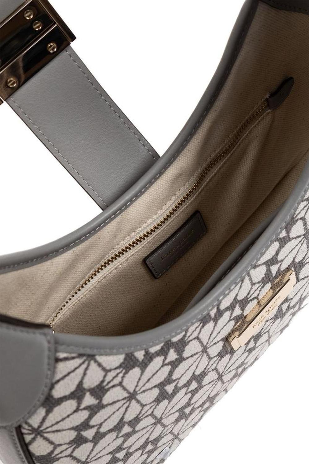 Kate Spade Flower Jacquard Zipped Shoulder Bag