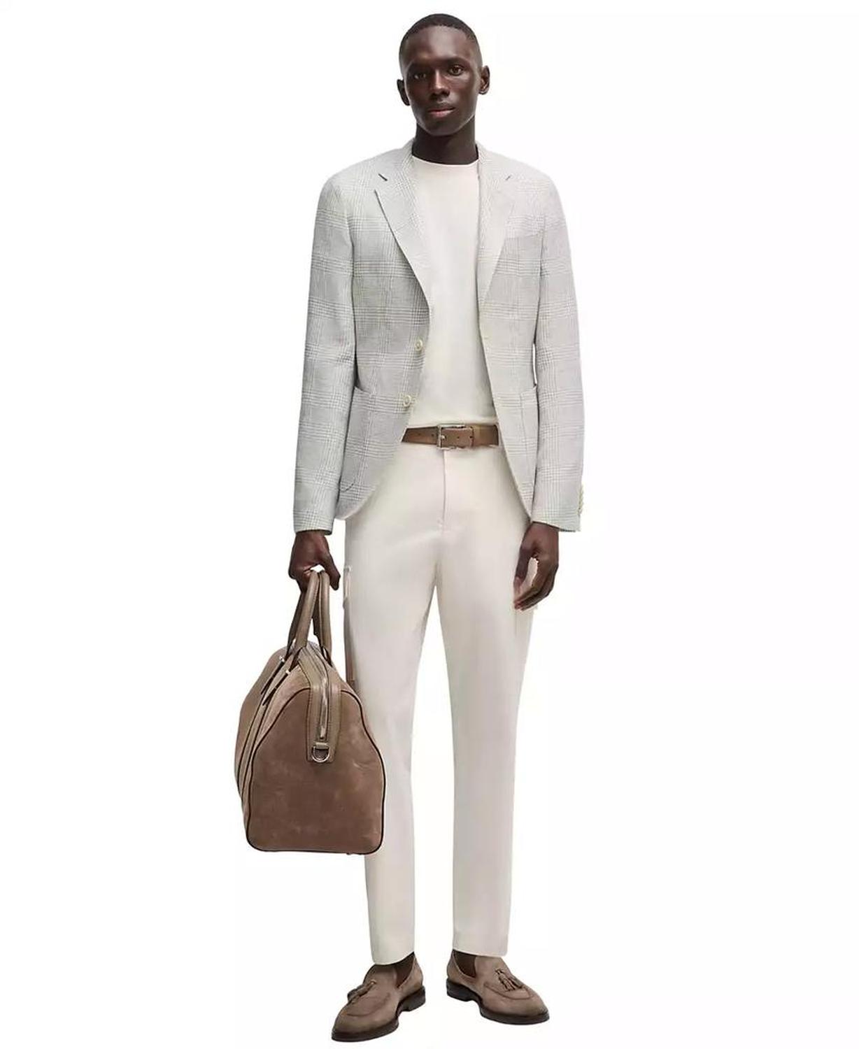 Men's Cotton-Silk Regular-Fit T-Shirt