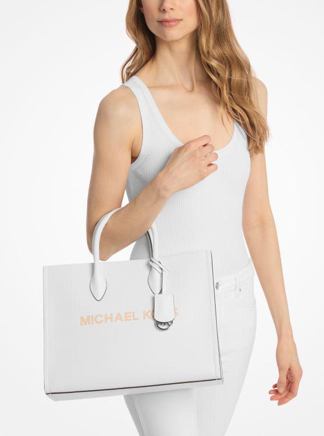 Mirella Medium Pebbled Leather Tote Bag