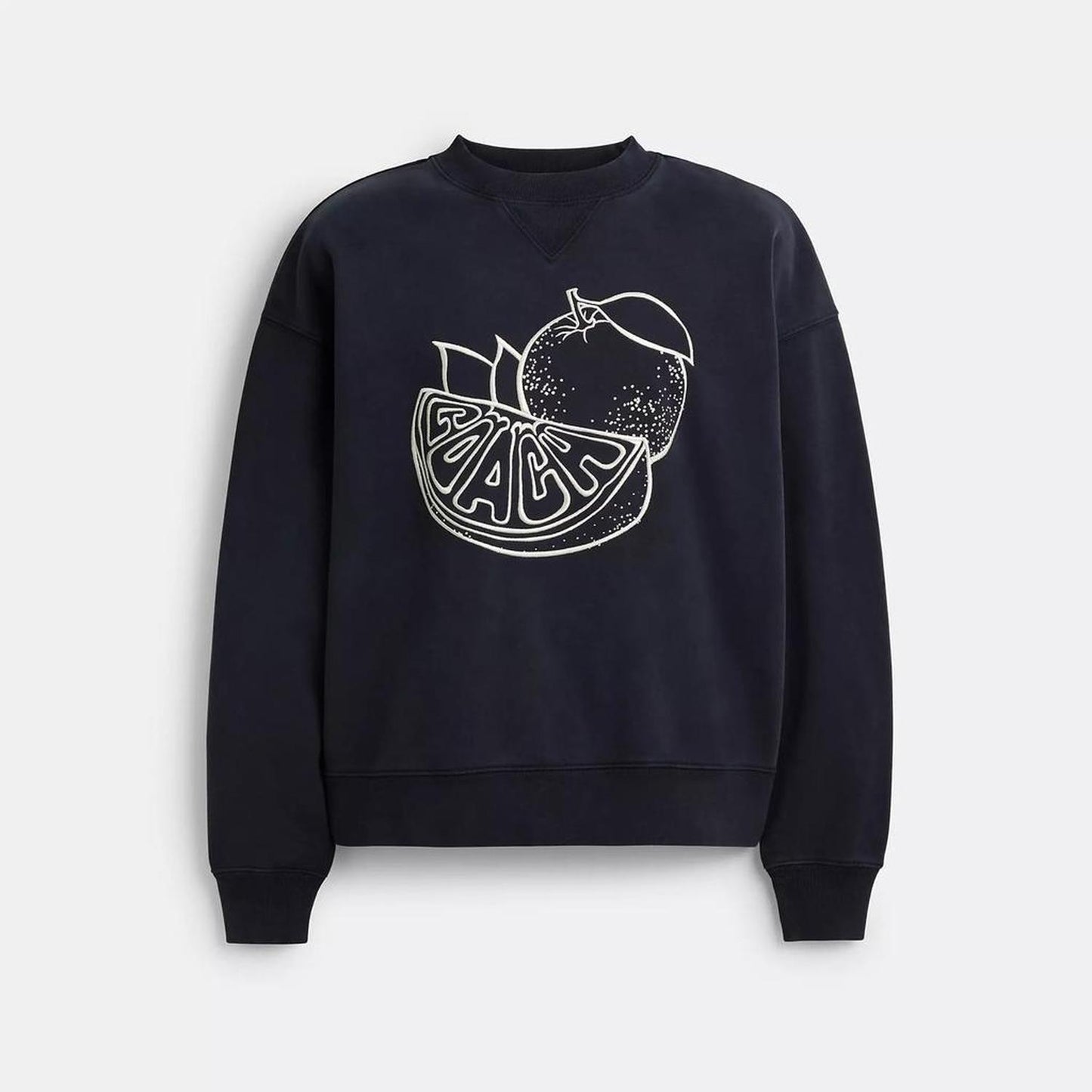 Orange Crewneck Sweatshirt