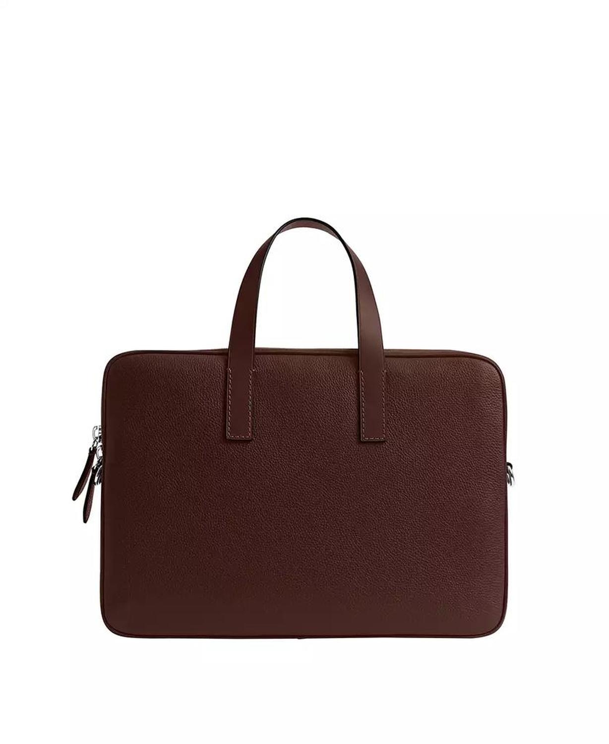 Men's Carlyle Polished Pebble Brief Bag