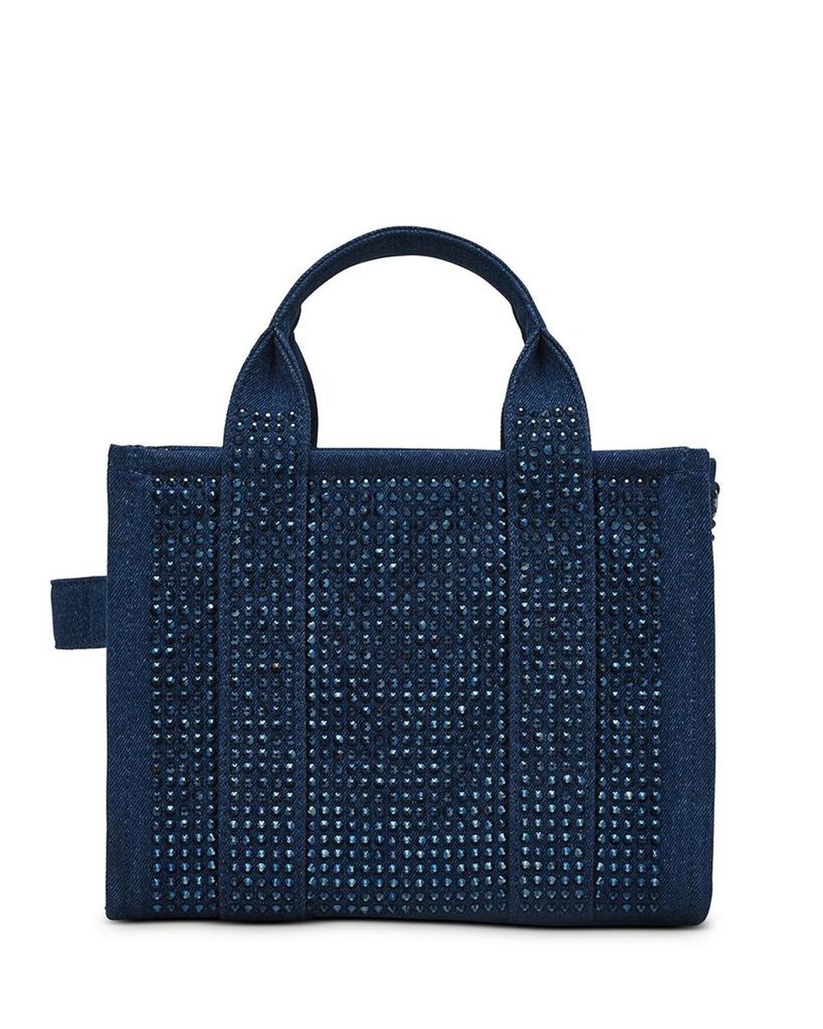 The Crystal Denim Small Tote Bag