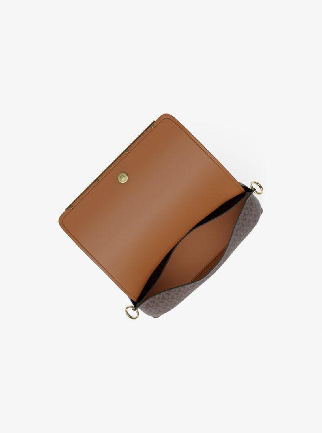 Evelyn Medium Signature Logo Crossbody Bag