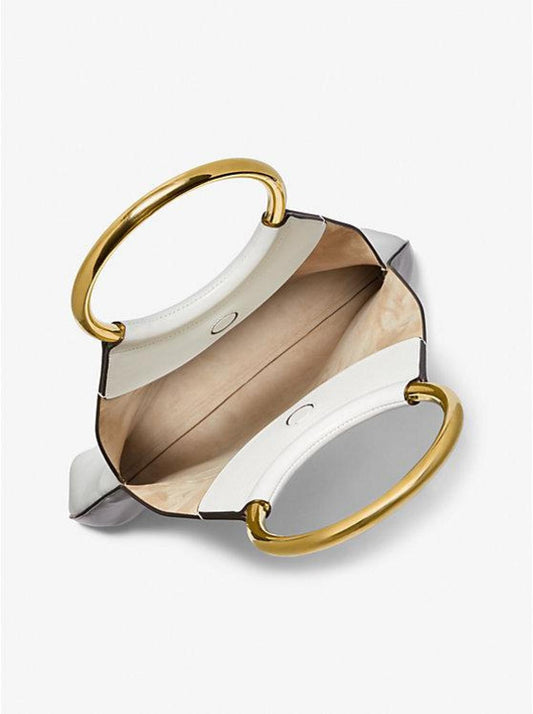 Ursula Large Leather Ring Tote Bag