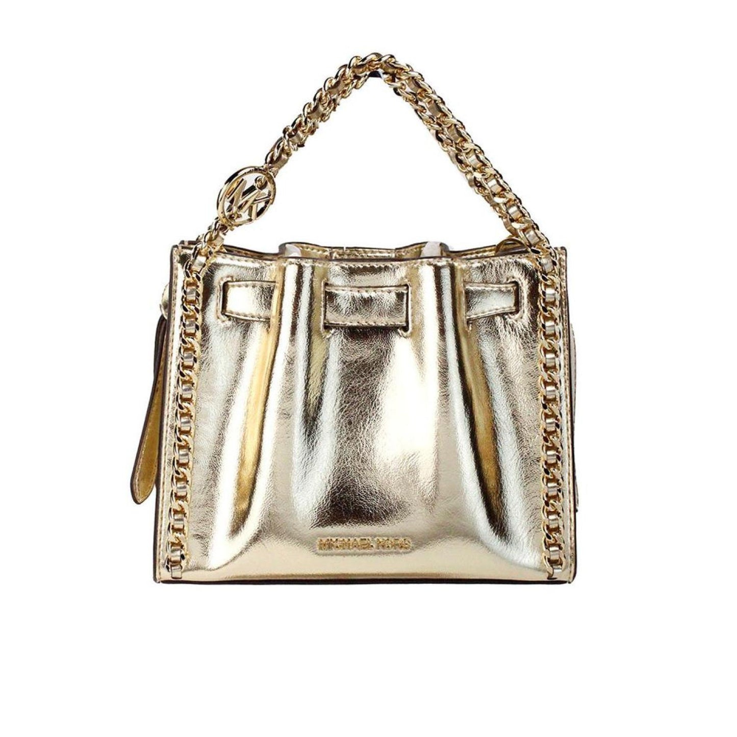 Michael Kors Mina Small Belted Vegan Leather Chain Inlay Crossbody Women's Bag