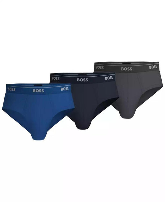 Men's 3-Pk. Classic Assorted Color Solid Briefs