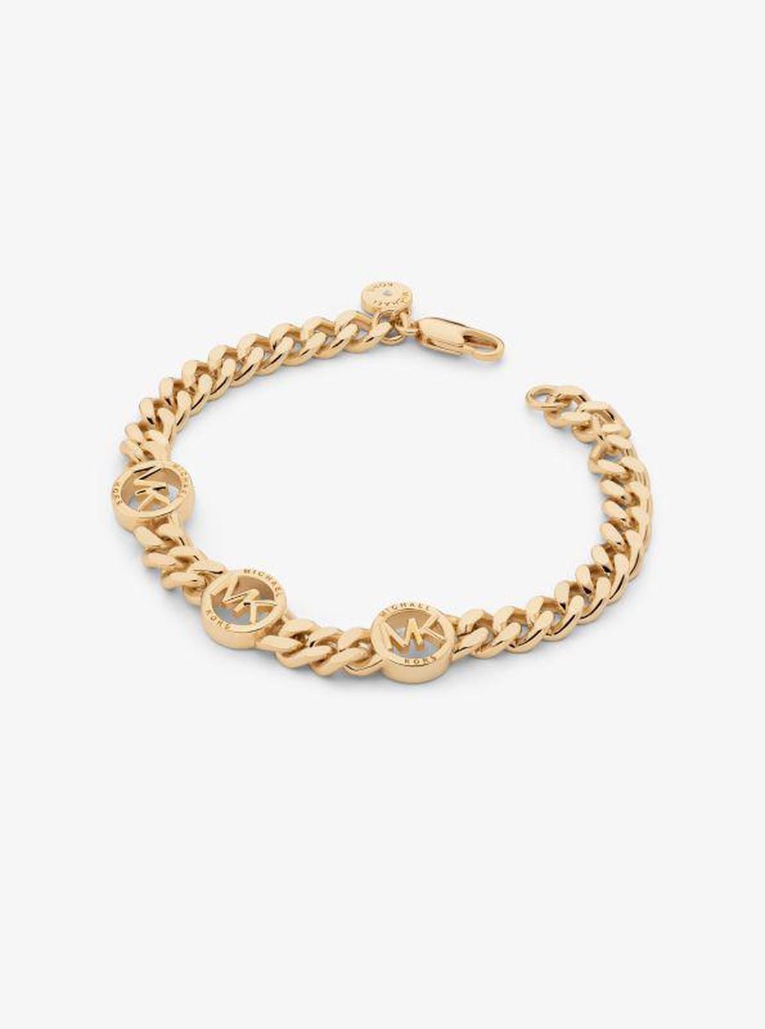 Greenwich Metal-Plated Brass Curb Link Bracelet