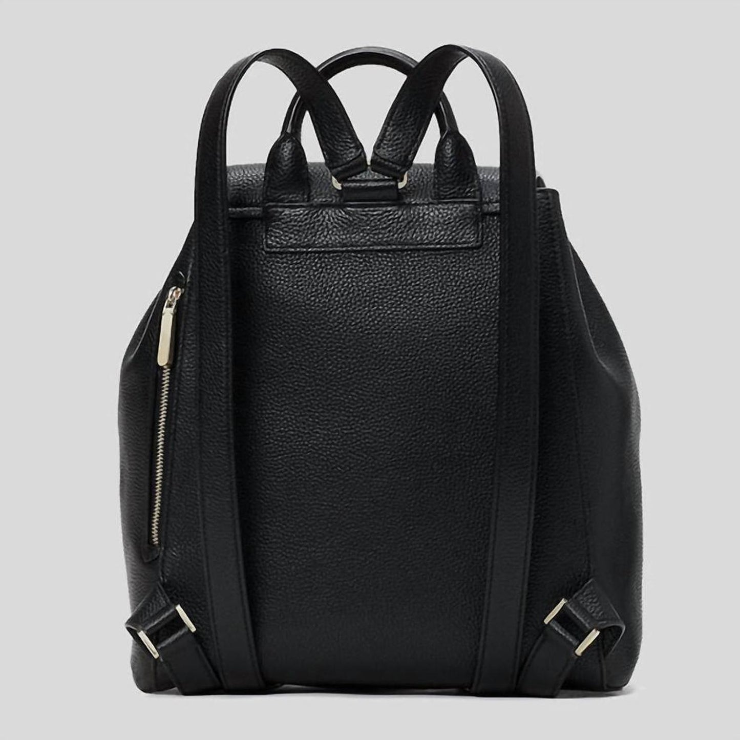 Sinch Pebbled Leather Backpack In Black