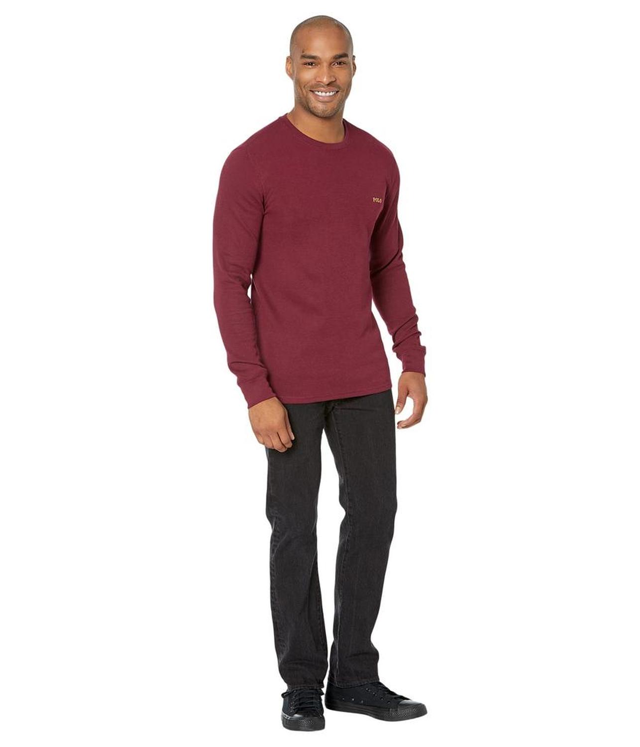 Waffle Long Sleeve Crew