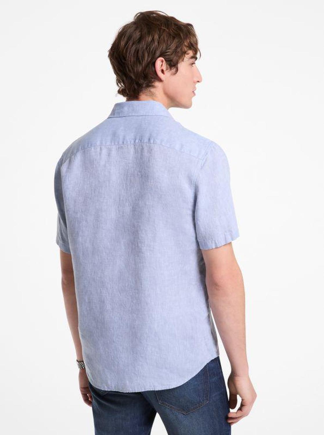 Slim-Fit Linen Shirt