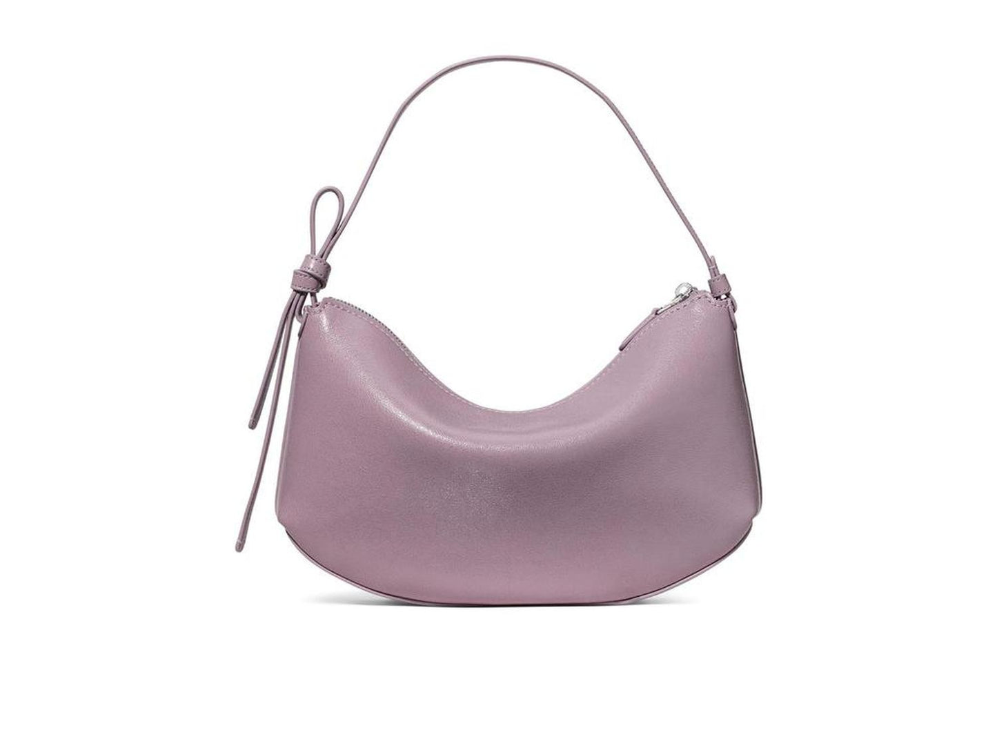 Loop Glazed Leather Shoulder Bag