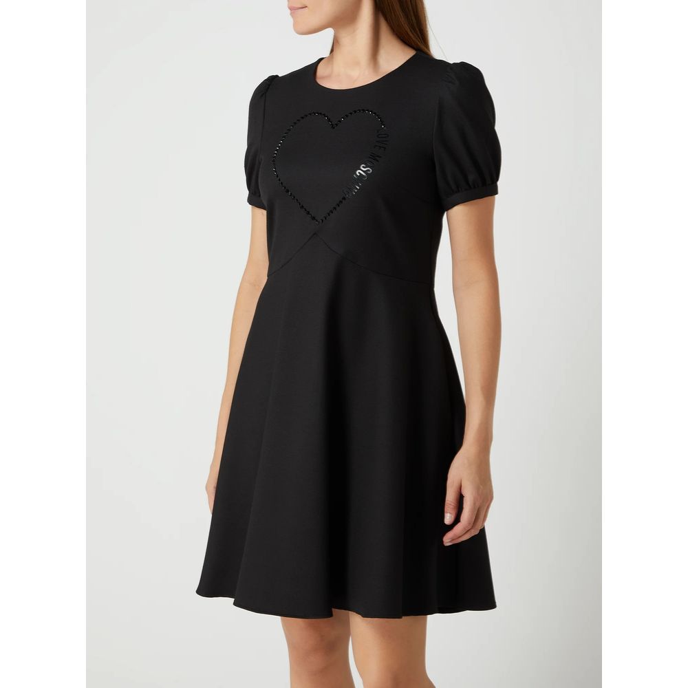 Love Moschino Black Polyester Women Dress Love Moschino Black Polyester Women Dress