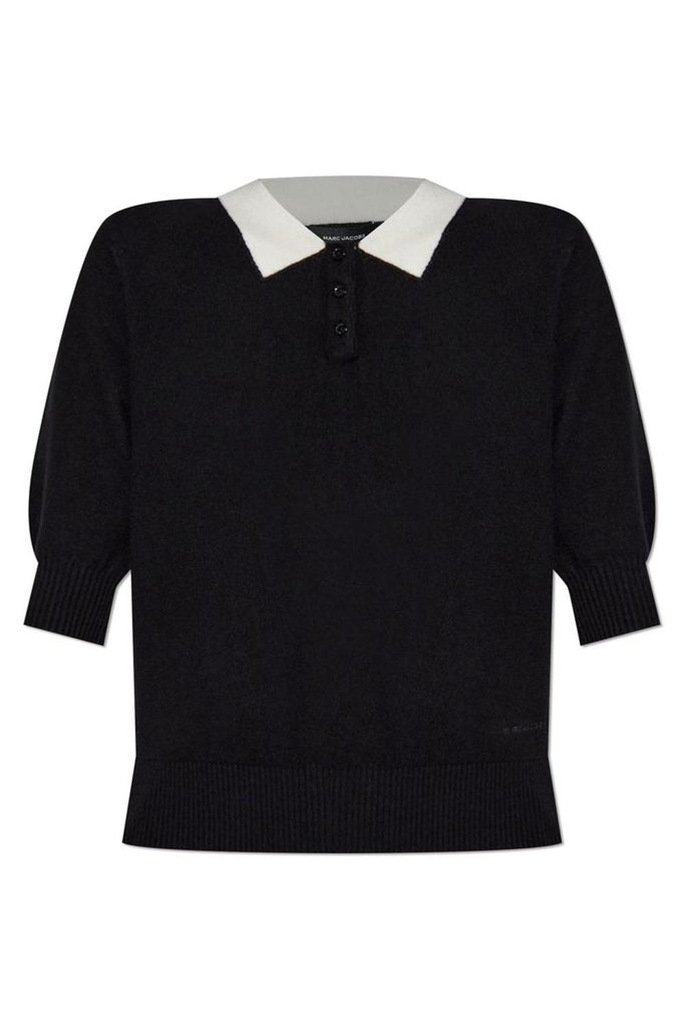 Marc Jacobs Trompe L'Oeil Knit Polo Shirt