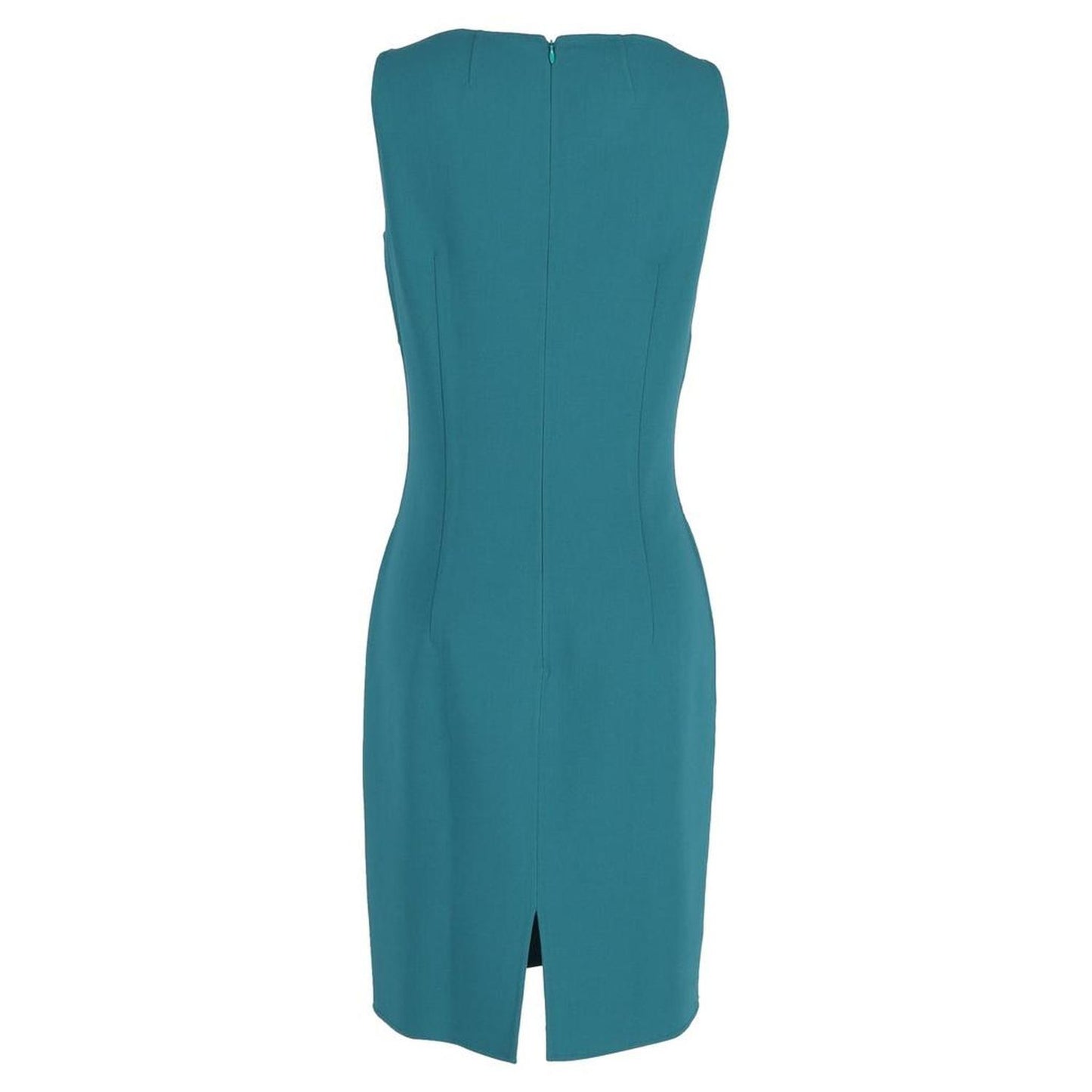 Michael Kors Knee-Length Shift Dress in Turquoise Wool