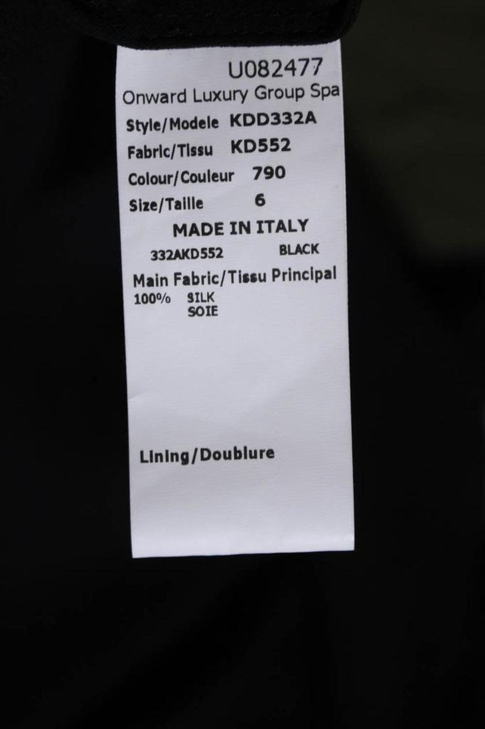 Michael Kors Womens Fall 2014 Button Up Slit Tunic Blouse Black Silk