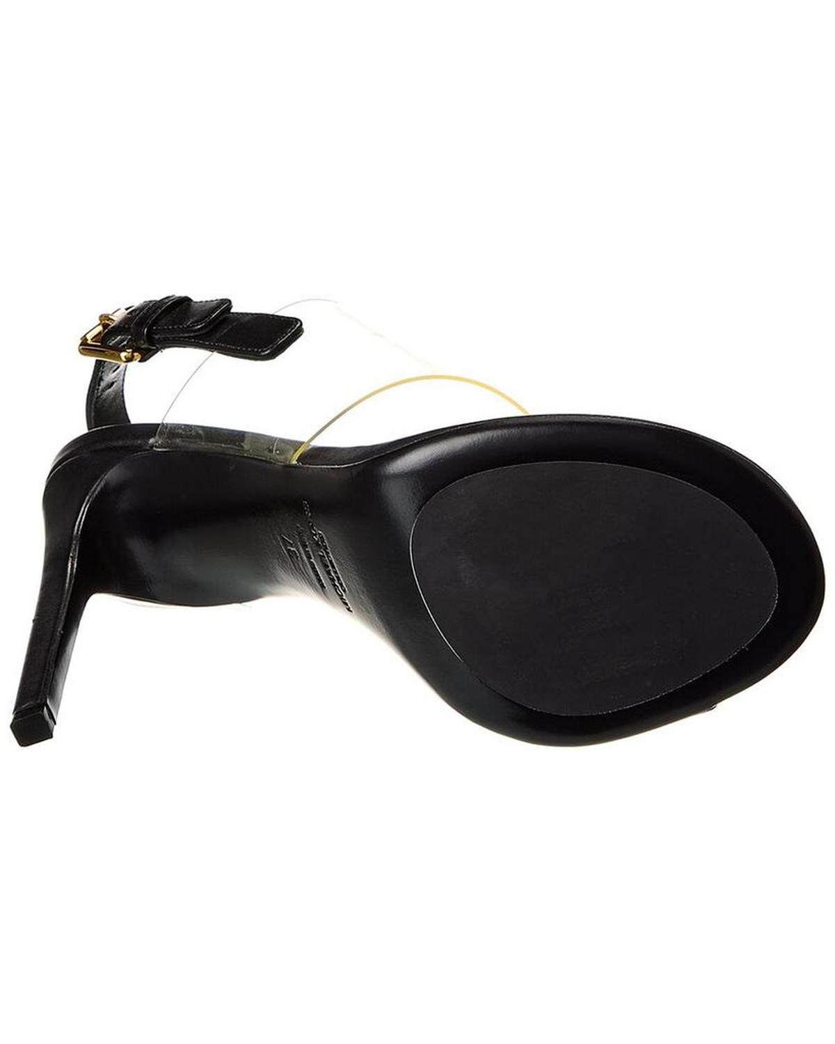 Catherine Leather & Vinyl Sandal