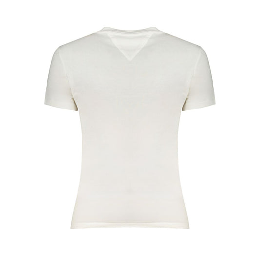 Tommy Hilfiger White Cotton Tops & T-Shirt