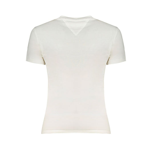 Tommy Hilfiger White Cotton Tops & T-Shirt