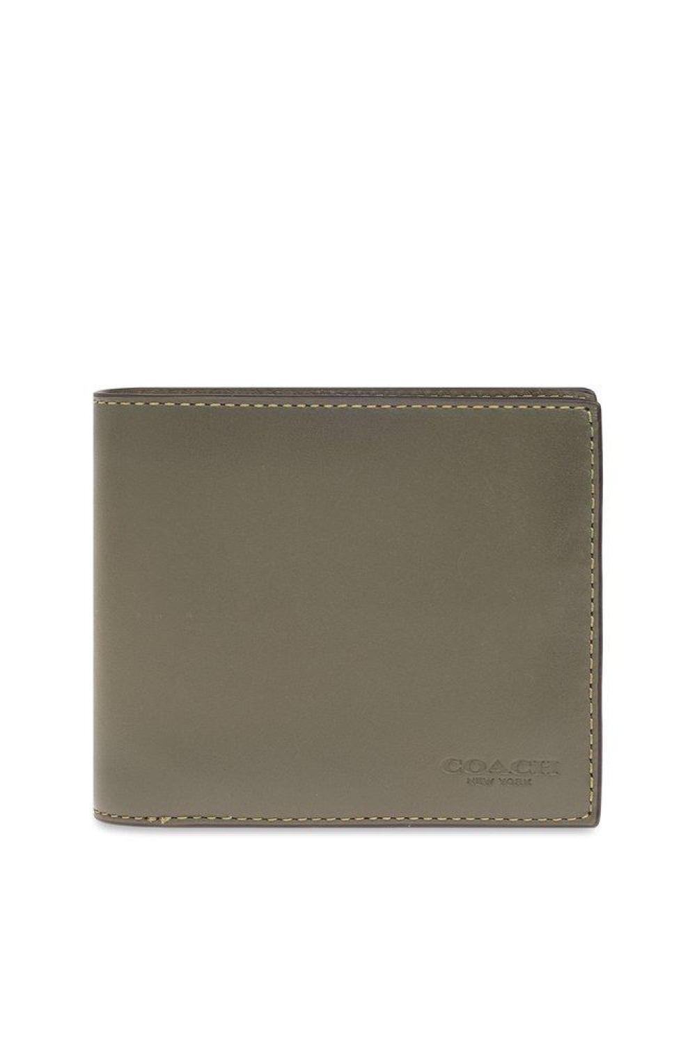 Coach Logo-Embossed Bi-Fold Wallet