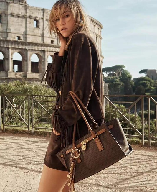 Hamilton Moderne Small Signature Logo Satchel