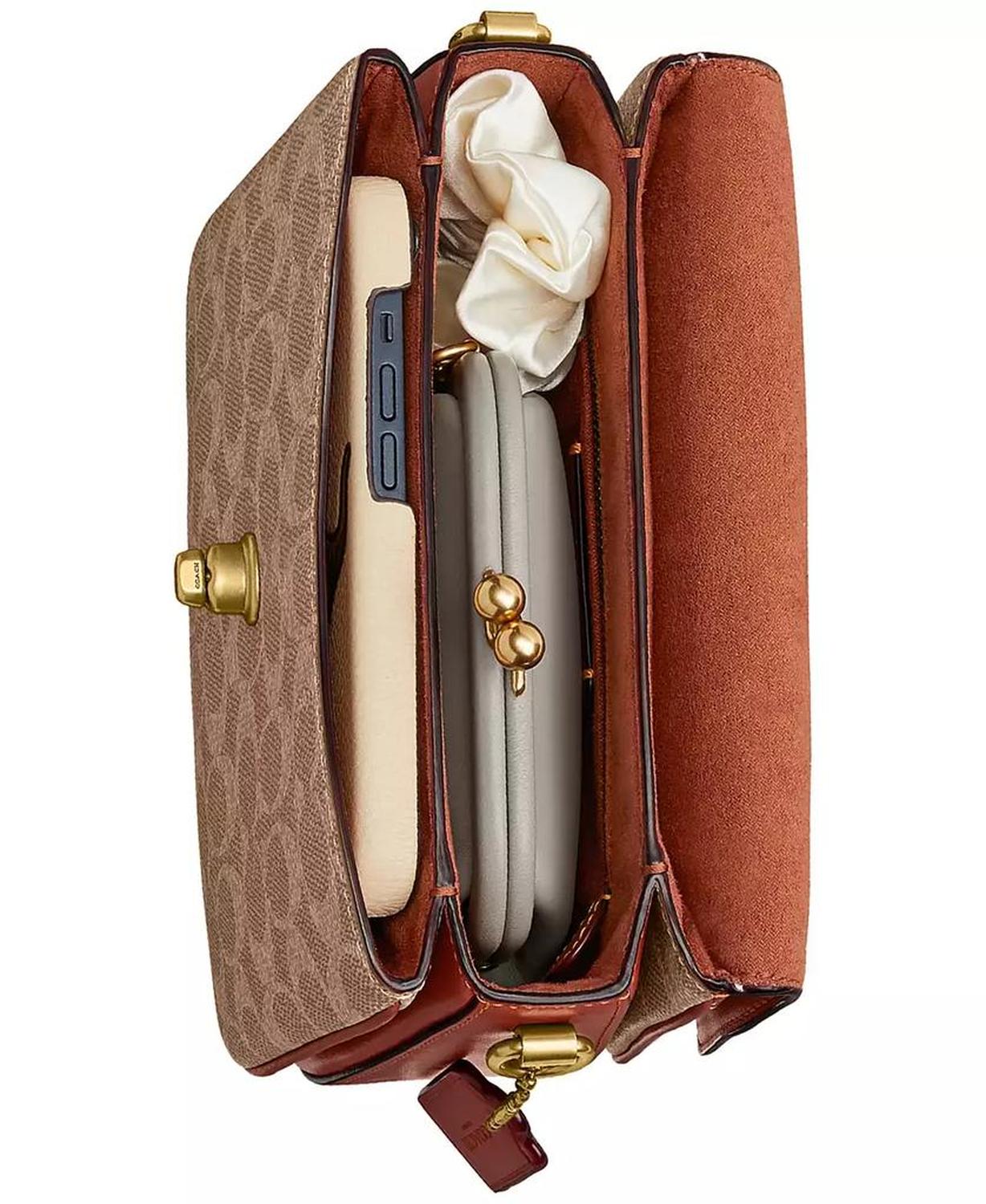 Signature Canvas Mini Cassie Crossbody 19