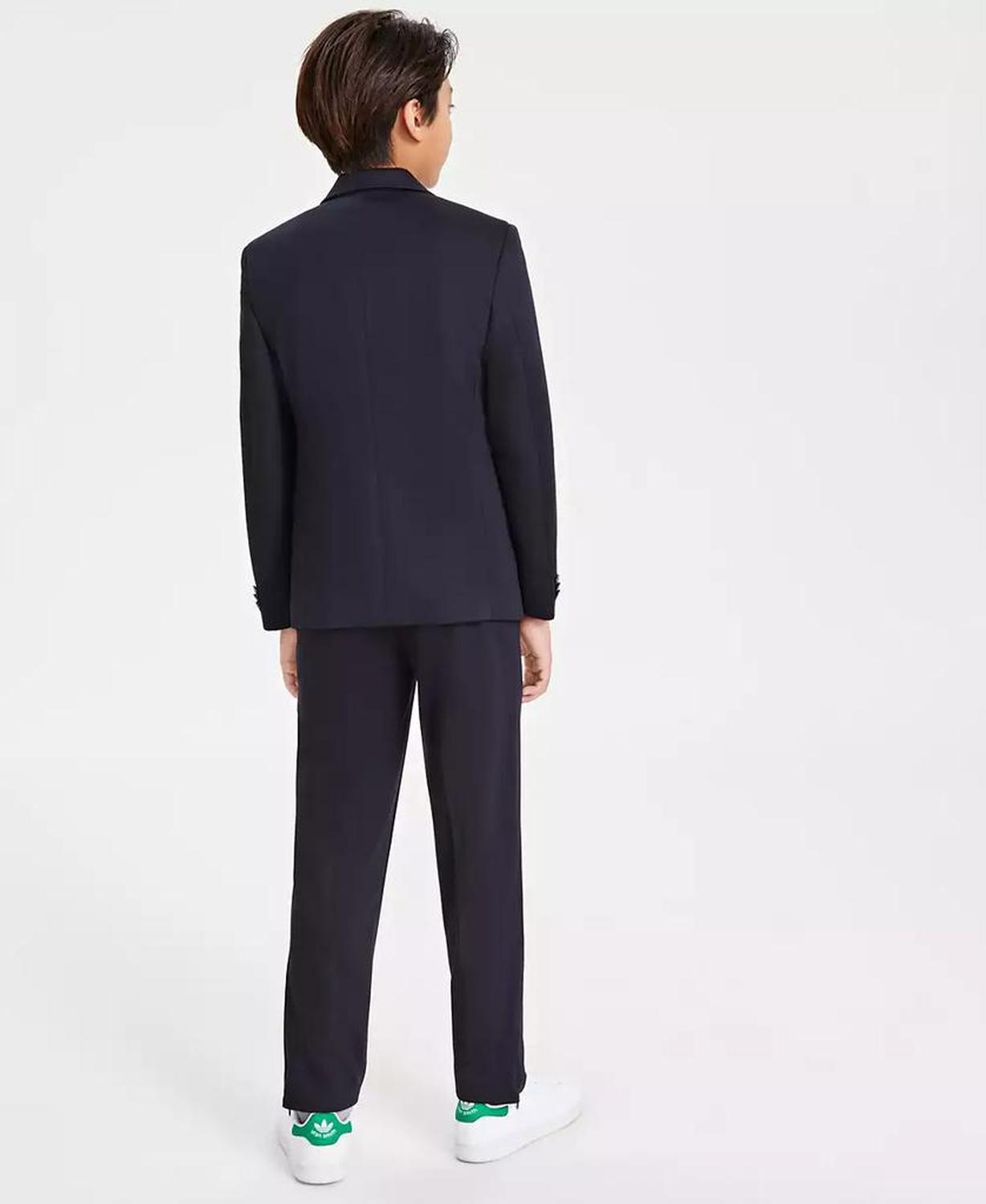 Big Boys Knit Stretch Suit Jacket