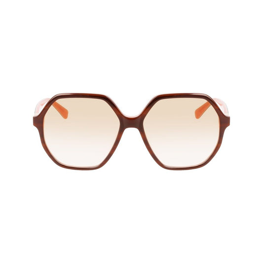 Longchamp Brown Acetate Sunglasses