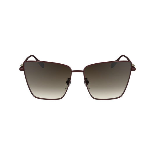 Longchamp Red Metal Sunglasses