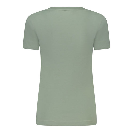 Guess Jeans Green Cotton Tops & T-Shirt