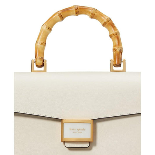 Katy Textured Leather Small Top Handle Bag