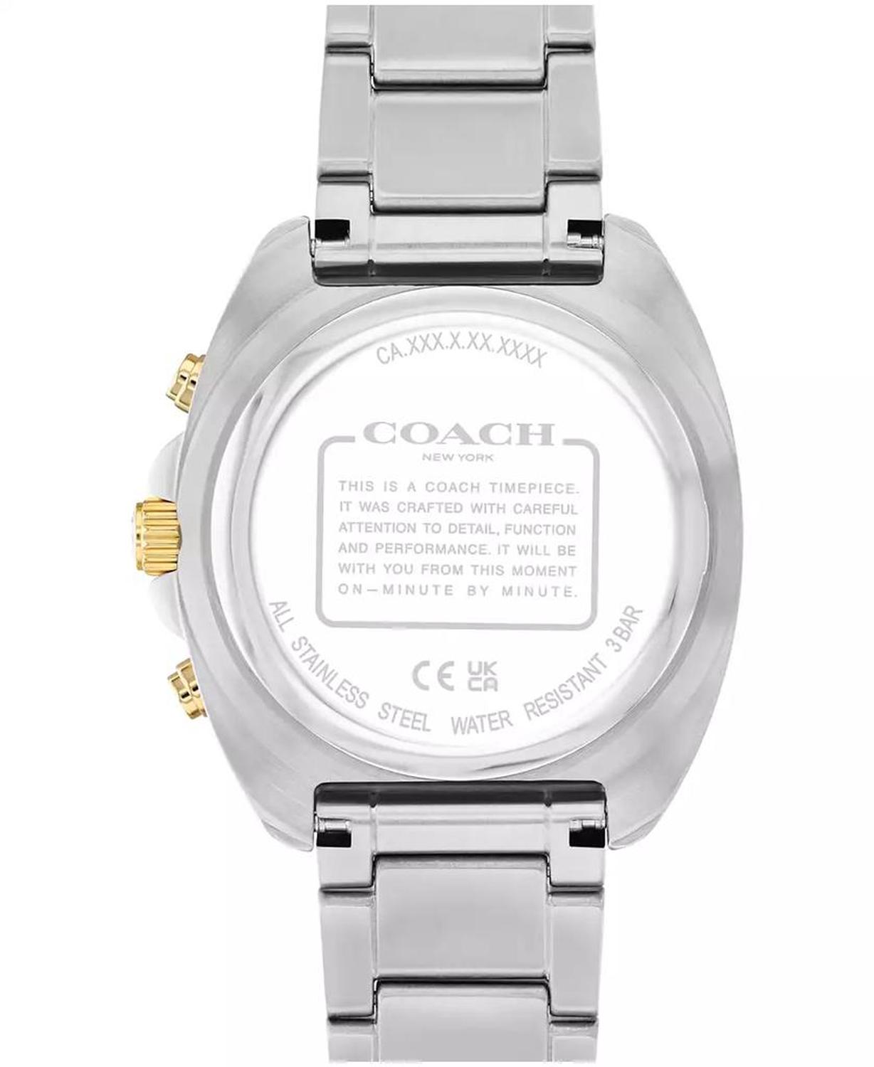 Men's Charter Two-Tone Stainless-Steel Bracelet Watch, 39mm