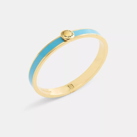 Coach Rivet Enamel Hinged Bangle