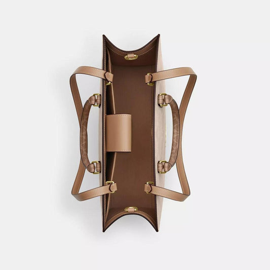 Maggie Tote Bag In Blocked Signature Canvas