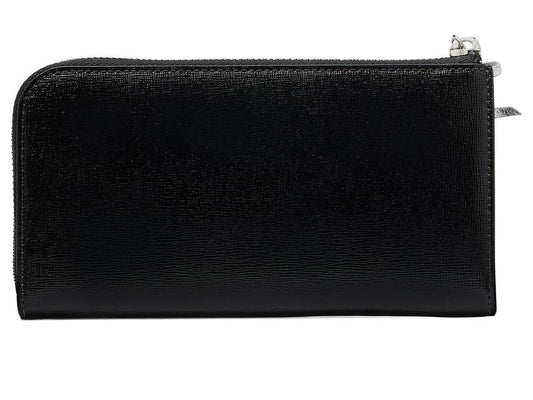 Whiskers Saffiano Leather Zip Around Continental Wallet