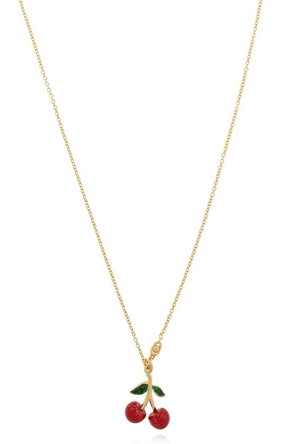 Coach Cherry Pendant Chained Necklace