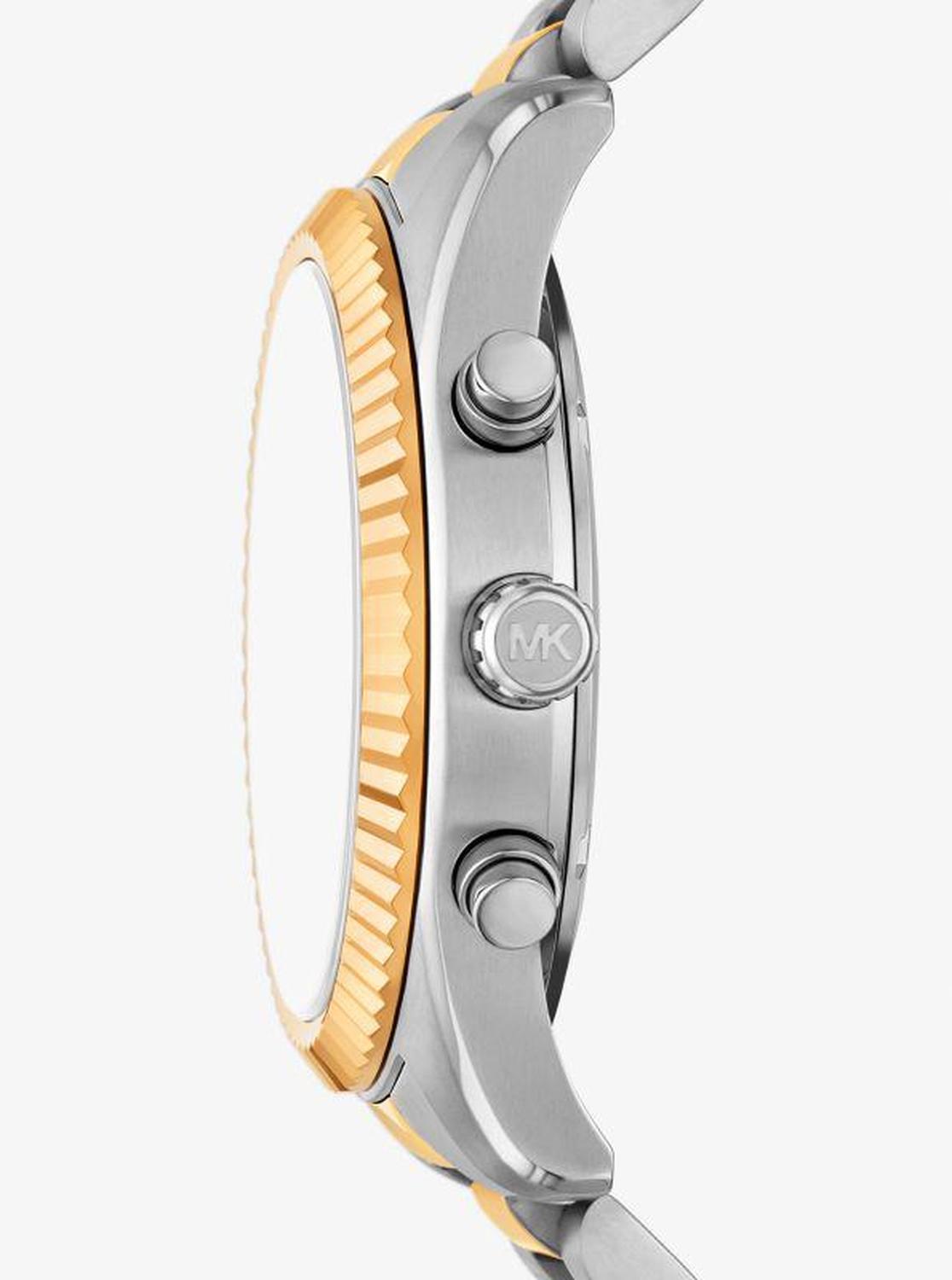 Oversized Lexington Two-Tone Watch