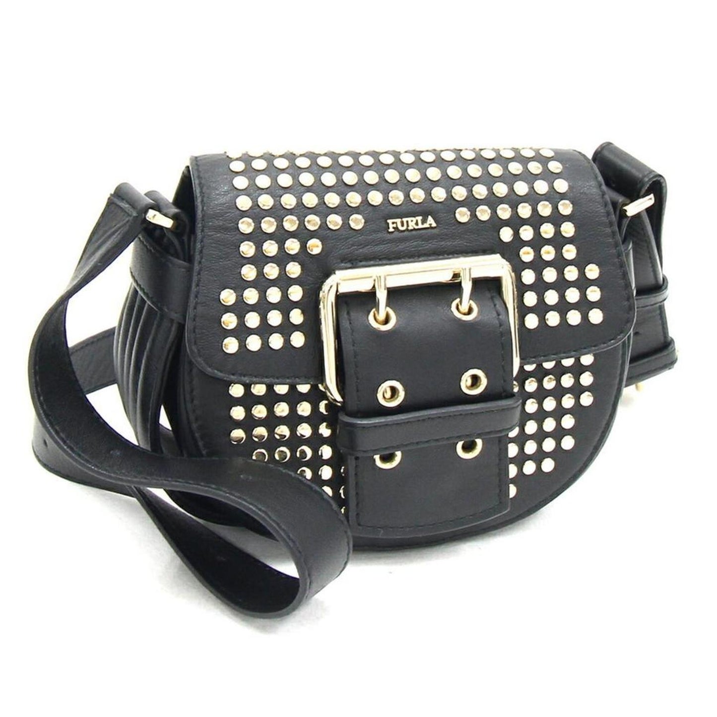 Leather Pochette Shoulder Bag (Pre-Owned)