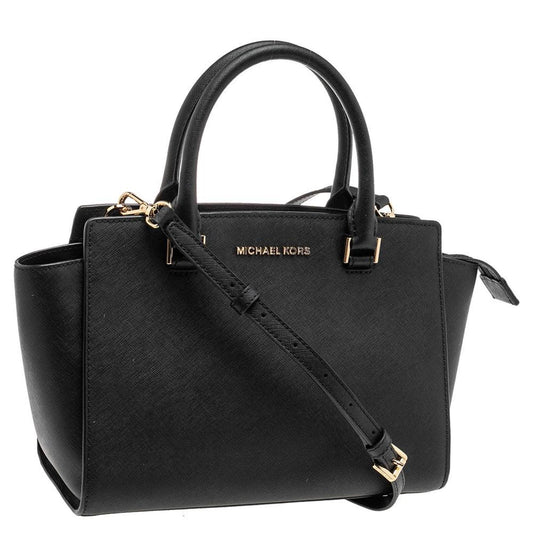 Michael Kors Leather Selma Satchel