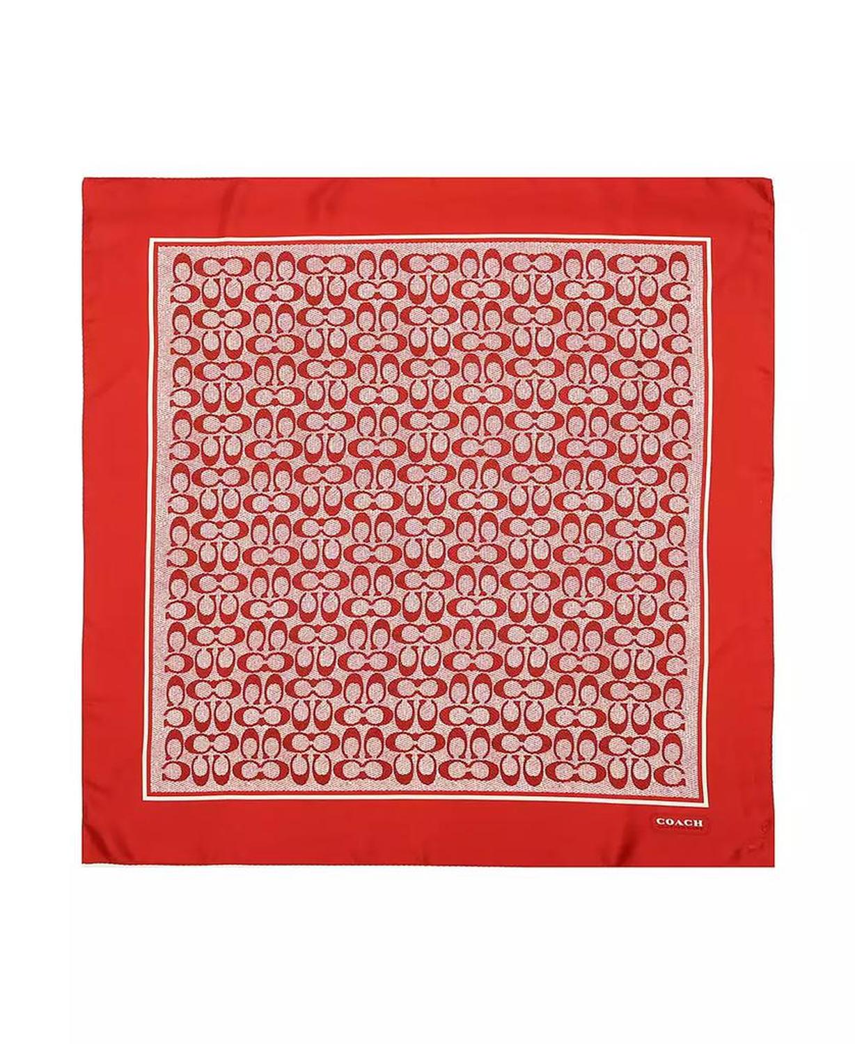 Women's Vintage Signature Print Silk Square Scarf