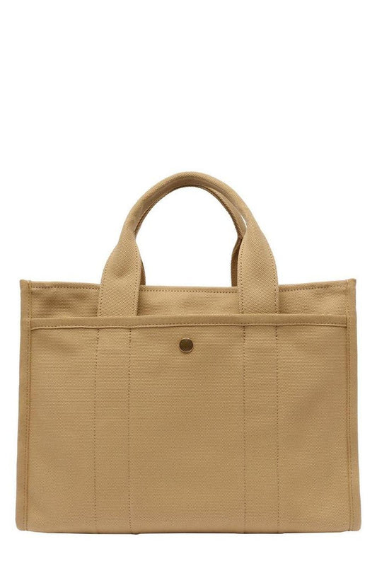 Coach Logo Flocked Zip-Up Tote Bag