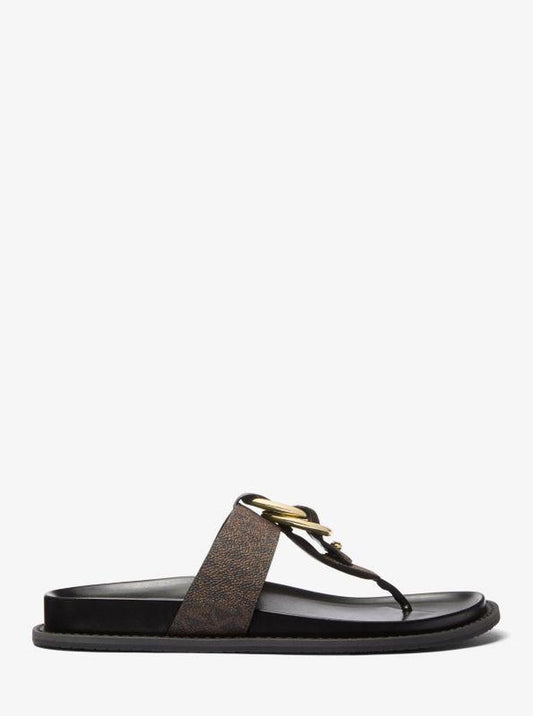 Jaden Signature Logo Thong Sandal
