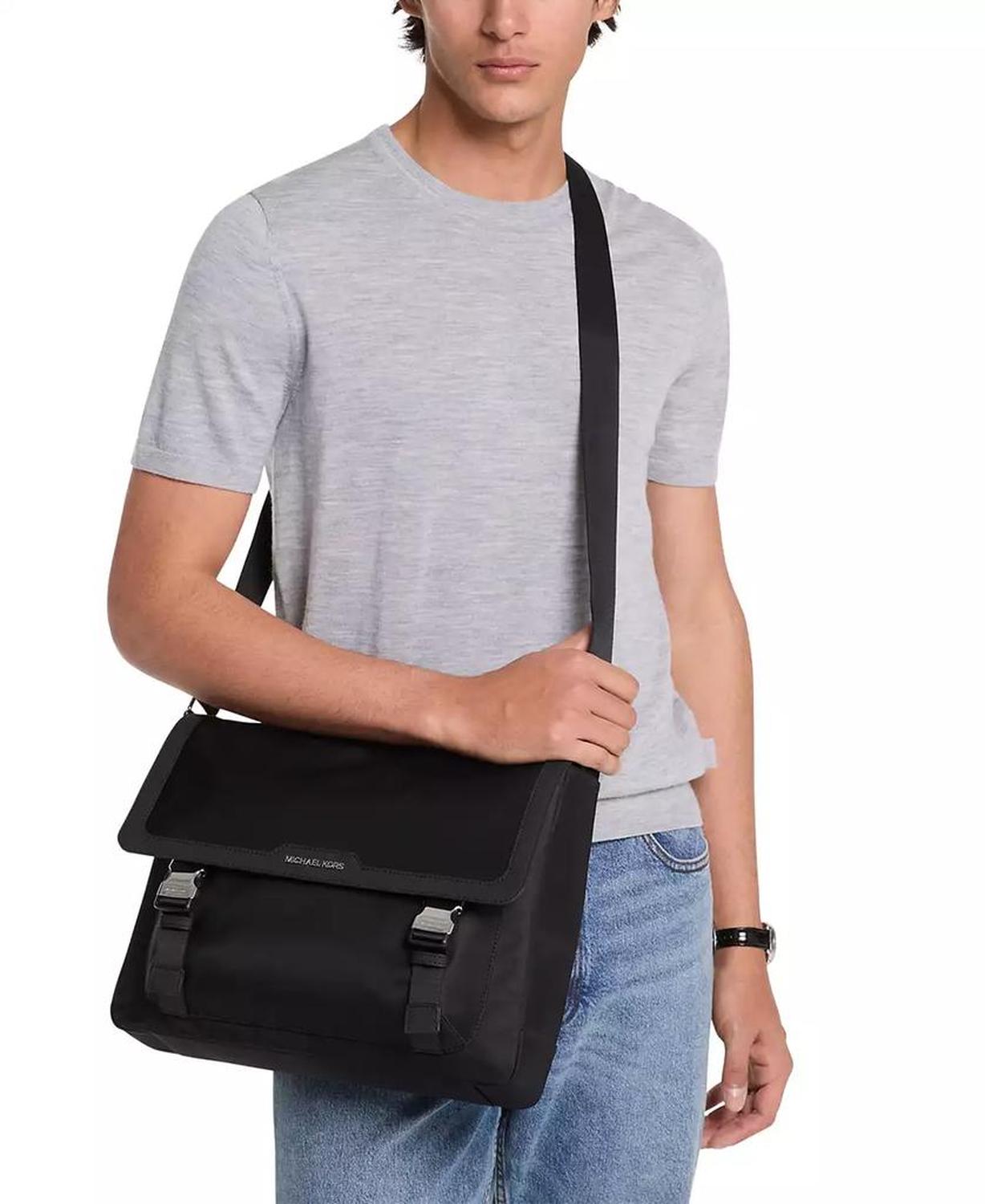 Men's Malone Logo Cargo Messenger Bag
