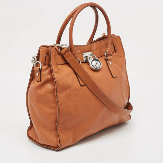 Michael Michael Kors Leather Large North South Hamilton Tote