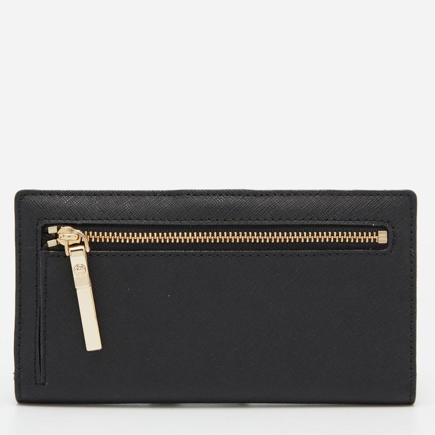 Kate Spade Black Leather Bifold Flap Wallet