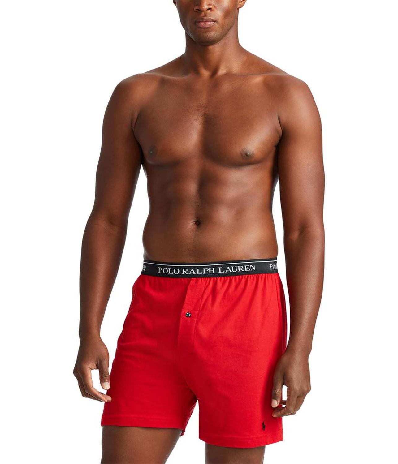 Classic Fit w/ Wicking 3-Pack Knit Boxers